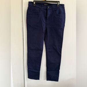 Banana Republic Men's 5 Pocket Pant Slim Fit Stretch Fabric navy blue size 32X32